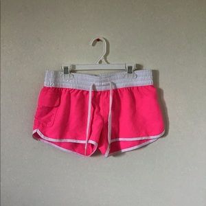 Highlighter Pink Swim Shorts